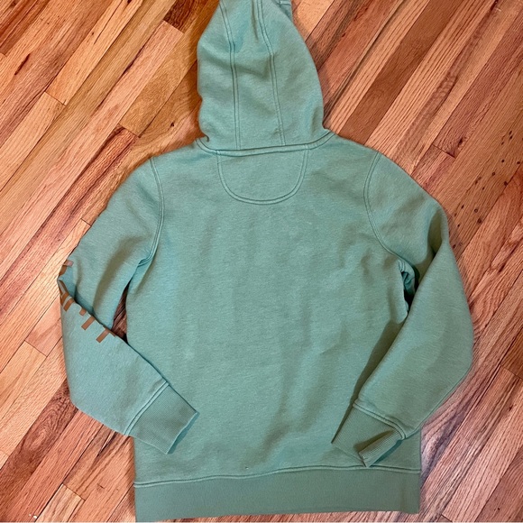 Carhartt Women’s Hoodie Light Green Medium - Picture 2 of 6